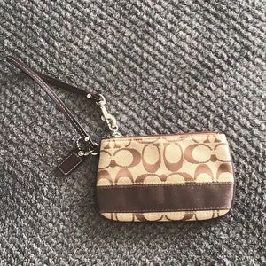 Coach small wristlet